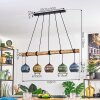 Koyoto hanging light, globe light, pendant light Ecru, black, 5-light sources