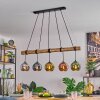 Koyoto hanging light, globe light, pendant light Ecru, black, 5-light sources