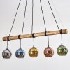 Koyoto hanging light, globe light, pendant light Ecru, black, 5-light sources