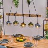 Koyoto hanging light, globe light, pendant light Ecru, black, 5-light sources