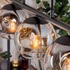 Ripoll hanging light, globe light, pendant light Amber, clear, Smoke-coloured, 5-light sources