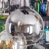 Koyoto hanging light, globe light, pendant light Amber, clear, Smoke-coloured, 6-light sources