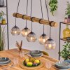 Koyoto hanging light, globe light, pendant light Ecru, black, 5-light sources