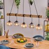 Koyoto hanging light, globe light, pendant light Ecru, black, 5-light sources