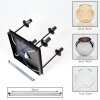 Koyoto ceiling light, globe light Amber, chrome, clear, Smoke-coloured, 5-light sources
