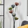 Gastor floor lamp blue, green, clear, coppery, 6-light sources
