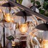 Ripoll hanging light, globe light, pendant light Amber, clear, 5-light sources