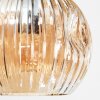 Ripoll ceiling light, globe light Amber, 8-light sources