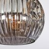Ripoll ceiling light, globe light Smoke-coloured, 5-light sources