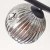 Ripoll ceiling light, globe light Smoke-coloured, 5-light sources