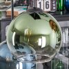 Koyoto hanging light, globe light, pendant light blue, green, clear, coppery, 6-light sources