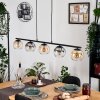 Koyoto hanging light, globe light, pendant light Amber, clear, Smoke-coloured, 5-light sources