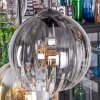 Koyoto hanging light, globe light, pendant light Amber, clear, Smoke-coloured, 6-light sources