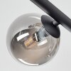 Chehalis ceiling light, globe light Smoke-coloured, 5-light sources