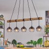 Koyoto hanging light, globe light, pendant light Ecru, black, 5-light sources
