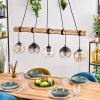 Koyoto hanging light, globe light, pendant light Ecru, black, 5-light sources