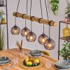 Koyoto hanging light, globe light, pendant light Ecru, black, 5-light sources