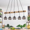 Koyoto hanging light, globe light, pendant light Ecru, black, 5-light sources
