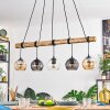 Koyoto hanging light, globe light, pendant light Ecru, black, 5-light sources
