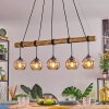 Koyoto hanging light, globe light, pendant light Ecru, black, 5-light sources
