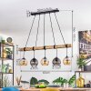 Koyoto hanging light, globe light, pendant light Ecru, black, 5-light sources