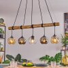 Ripoll hanging light, globe light, pendant light Ecru, black, 5-light sources