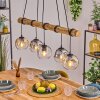 Ripoll hanging light, globe light, pendant light Ecru, black, 5-light sources