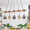 Ripoll hanging light, globe light, pendant light Ecru, black, 5-light sources