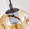 Ripoll hanging light, globe light, pendant light Ecru, black, 5-light sources