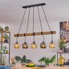 Ripoll hanging light, globe light, pendant light Ecru, black, 5-light sources