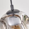 Ripoll hanging light, globe light, pendant light Ecru, black, 5-light sources