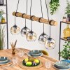 Ripoll hanging light, globe light, pendant light Ecru, black, 5-light sources