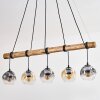 Ripoll hanging light, globe light, pendant light Ecru, black, 5-light sources