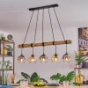 Ripoll hanging light, globe light, pendant light Ecru, black, 5-light sources