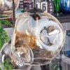Ripoll hanging light, globe light, pendant light Amber, clear, Smoke-coloured, 6-light sources