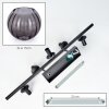 Koyoto ceiling light, globe light black, 5-light sources