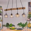 Koyoto hanging light, globe light, pendant light Ecru, black, 4-light sources