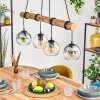 Koyoto hanging light, globe light, pendant light Ecru, black, 4-light sources