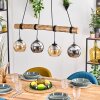 Koyoto hanging light, globe light, pendant light Ecru, black, 4-light sources