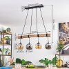 Koyoto hanging light, globe light, pendant light Ecru, black, 4-light sources