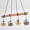 Koyoto hanging light, globe light, pendant light Ecru, black, 4-light sources