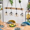 Koyoto hanging light, globe light, pendant light Ecru, black, 4-light sources