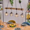 Koyoto hanging light, globe light, pendant light Ecru, black, 4-light sources