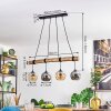 Ripoll hanging light, globe light, pendant light Ecru, black, 4-light sources