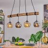 Ripoll hanging light, globe light, pendant light Ecru, black, 4-light sources