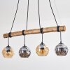 Ripoll hanging light, globe light, pendant light Ecru, black, 4-light sources
