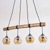Ripoll hanging light, globe light, pendant light Ecru, black, 4-light sources