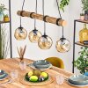 Ripoll hanging light, globe light, pendant light Ecru, black, 4-light sources