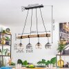 Koyoto hanging light, globe light, pendant light Ecru, black, 4-light sources