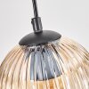Koyoto hanging light, globe light, pendant light Ecru, black, 4-light sources